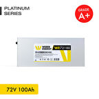 72V 100Ah LiFePO4 Platinum Series Bluetooth'lu Lityum Demir Fosfat Akü 