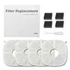 Haustier WF013 Otomatik Seramik Kedi Su Sebili Için Filtre Seti (4 Adet)