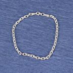 925 Ayar Gümüş 50'Lik Forse Zincir Bileklik