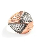 925 Ayar Gümüş Lale Motifli Yüzük