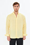Sarı Keten Gömlek