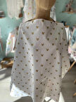 Gold Mickey Desenli Poplin Emzirme Önlüğü