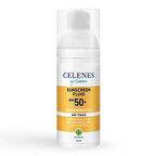 Celenes Herbal Dry Touch Spf 50+ Mat Bitişli Güneş Kremi - Yüz ve Dekolte Bölgesi 50 ml