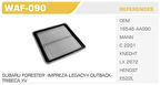 Winkel WAF-090 Hava Filtresi Impreza 08-Legacy 05-1.6 2.0 2.5 Kolı: 20 Ad FN5601