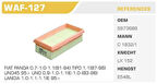 Winkel WAF-127 Hava Filtresi Uno 60 Uno 60 70 1.1 Kolı: 50 Ad FN4101