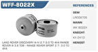 Winkel WFF-8022X Yakıt Filtresi Discovery Range Rover 3.0TD Kolı: 50 Ad FN2217
