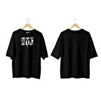 Wicold NYC Baskılı Oversize T-Shirt Erkek Tişört Unisex Tişört Kadın Tişört