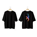 Wicold Basketball Baskılı Oversize T-Shirt Erkek Tişört Unisex Tişört Kadın Tişört