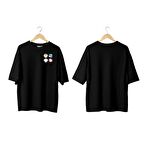 Wicold Ghost Baskılı Oversize T-Shirt Erkek Tişört Unisex Tişört Kadın Tişört