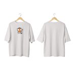 Wicold Ufo Baskılı Oversize T-Shirt Erkek Tişört Unisex Tişört Kadın Tişört