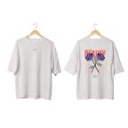 Wicold Beauty Baskılı Oversize T-Shirt Erkek Tişört Unisex Tişört Kadın Tişört