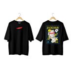 Wicold Censored Baskılı Oversize T-Shirt Erkek Tişört Unisex Tişört Kadın Tişört