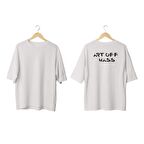 Wicold Art Off Mass Baskılı Oversize T-Shirt Erkek Tişört Unisex Tişört Kadın Tişört