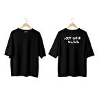 Wicold Art Off Mass Baskılı Oversize T-Shirt Erkek Tişört Unisex Tişört Kadın Tişört