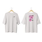 Wicold No Drama Baskılı Oversize T-Shirt Erkek Tişört Unisex Tişört Kadın Tişört