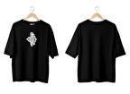 Wicold Vites Baskılı Oversize T-Shirt Erkek Tişört Unisex Tişört Kadın Tişört