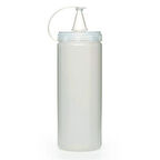 Woody Sofia Şeffaf Kapaklı Sızdırmaz Yağlık Sosluk Şişesi Plastik Yağdanlık 400 ml AP-9028