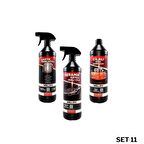 Wollx90 3 Parça Oto Bakım Seti ( Seramik Katkılı Hızlı Cila, Lastik Parlatıcı, Cilalı Oto Şampuanı SET 11 )