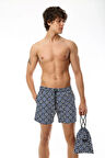 Etnik Desen Erkek Deniz Şortu