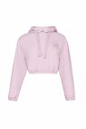 Lila Cropped Hoodie