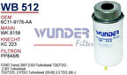 Wunder WB512 Mazot Filtresi Transit V347 06-2.2 TDCI 2.2TDI Wk8158 MRMOEM-1081517