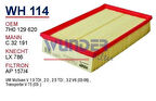 Wunder WH114 Hava Filtresi Transporter T5 Hp2165 C32191 Fn0045 MRMOEM-1082090