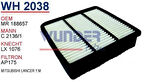 Wunder WH2038 Hava Filtresi Mitsubishi Lancer Y.M MRMOEM-1082536
