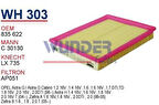 Wunder WH303 Hava Filtresi Astra F-G 98-04 C30130 Fn0163 MRMOEM-1082896