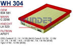 Wunder WH304 Hava Filtresi Corsa-Combo B C2256 Fn4301 MRMOEM-1082898