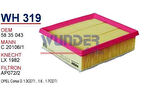 Wunder WH319 Hava Filtresi Linea 07- Doblo 10-Punto 05-Mito 08-Corsa D 10-C201061 Süngerli 51830174