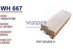Wunder WH667 Hava Filtresi Fiat Scudo II MRMOEM-1083557