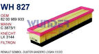 Wunder WH827 Hava Filtresi Clio Kango 1.5 DCI C3875 1 Fn0102 Wh803-1 Aynı MRMOEM-1083943