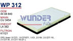 Wunder WP312 Polen Filtresi Trafic II 01-Vivaro 01-Prımaster MRMOEM-1084465