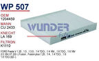 Wunder WP507 Polen Filtresi Ford Fiesta V-Fusion 1.6 TDCI-Fusion Plus Fn7303 MRMOEM-1084559