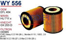 Wunder WY556 Yağ Filtresi Ford Mondeo III 1.8-2.0 Hu711X MRMOEM-1085671
