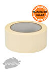 Wuvera 48mm x 25m Maskeleme Bandı – Kolay Yapışır, İz Bırakmaz!