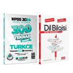 Yediiklim 2024 KPSS Türkçe 300 Soruda Tekrar Kampı ve AKM Dil Bilgisi Soru Bankası Seti 2 Kitap