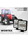Dual Colour Wortex Çalışma Ve Off Road Lambası Beyaz - Turuncu 10.5 Cm (2 ADET)