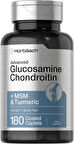 HORBAACH ADVANCED GLUCOSAMINE CHONDROITIN +MSM & TURMERIC 180 COATED CAPLETS