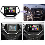 Jeep Cherokee Android Multimedya Sistemi 4-64 Cadence (2014-2017)+ Dört Bölge 360 Derece Kamera Sistemi Hediye