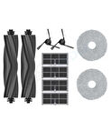 Dreame X40 Ultra L40 Ultra Uyumlu Kauçuk Fırça Hepa Filtre Mop Seti-10 Parça