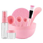  Kendin Yap Yüz Maskesi Karıştırma Aleti Seti, 9 Parça DIY Yüz Maskesi Hazırlama Kabı Seti