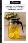 Premium 900 ml Süzgeçli Cam Sürahi Ferahlatıcı Tat Mutfak Gereci