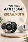 Yeni Nesil Sesli Görüşme Akıllı Saat ve Powerbank Çoklu Şarj Girişli Bluetooth Kulaklık Nabız Ölçer