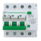 Xkoren 6kA 4P 63A 300mA AC Tipi Kaçak Akım Korumalı Otomatik Sigorta