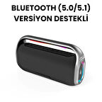 RGB Işıklı Kablosuz Bluetooth Hoparlör – 18.000 mAh Batarya, Çift Mikrofonlu Karaoke Speaker, Güçlü Bass, Taşınabilir Party Speaker