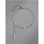 Gümüş Renk Love Kolye 946