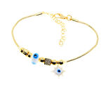 Altın Renk Beyaz Güneş Pandora Zirkon Bileklik - 2969