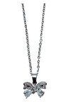 Gümüş Renk Fiyonk Sf Zincir Çelik Kolye - 3658
