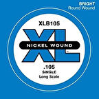 DADDARIO XLB105 BASS TEK TEL, E-(Mİ), XL NICKEL WOUND, 0.105